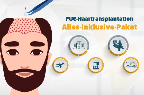 FUE-Haartransplantation Türkei – Alles-Inklusive-Paket KOsten