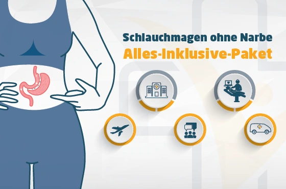 Schlauchmagen ohne Narbe – Alles-Inklusive-Paket